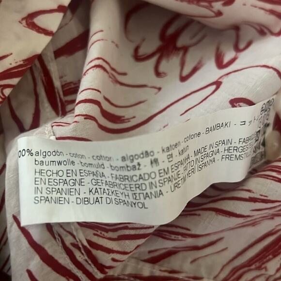 ZARA MAN FLORAL REGULAR FIT BUTTON DOWN SHIRT SIZE L - Picture 5 of 6